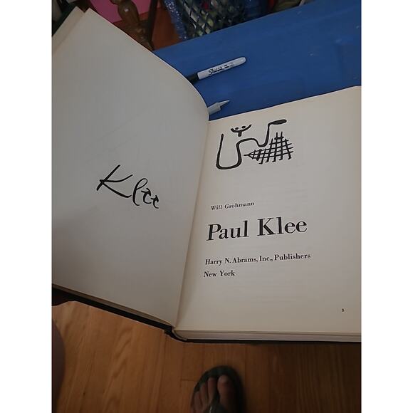 PAUL KLEE Monograph by Will Grohmann HC Harry N Abrams Color Plates 1955 1st Ed - Picture 4 of 6